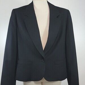 PENDLETON Vintage Virgin Wool Button Front Blazer size 14